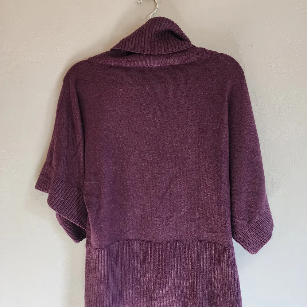 LOFT Rich Plum Cowl Neck Sweater